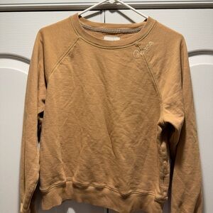 American Eagle Outfitters Tan Crew Neck Sweater
